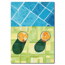 Indlæs billede til gallerivisning Poolside Lemons Plakat
