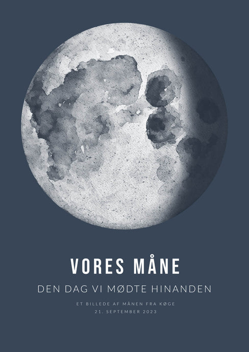 Måneplakat No. 4 Plakana