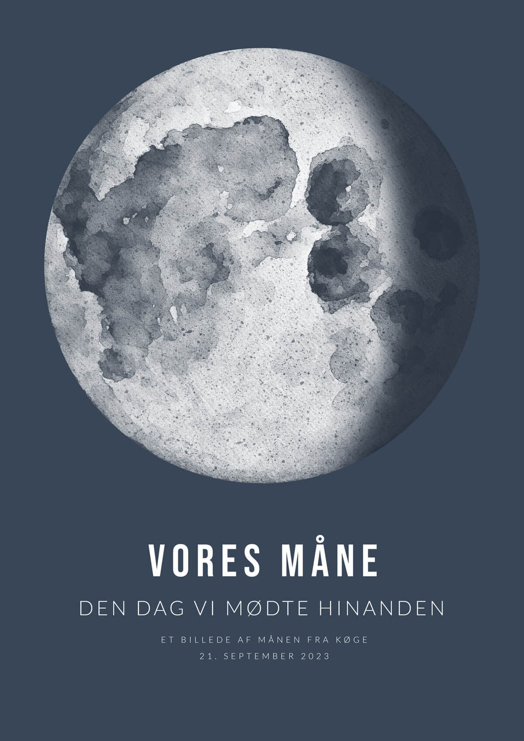 Måneplakat No. 4 Plakana