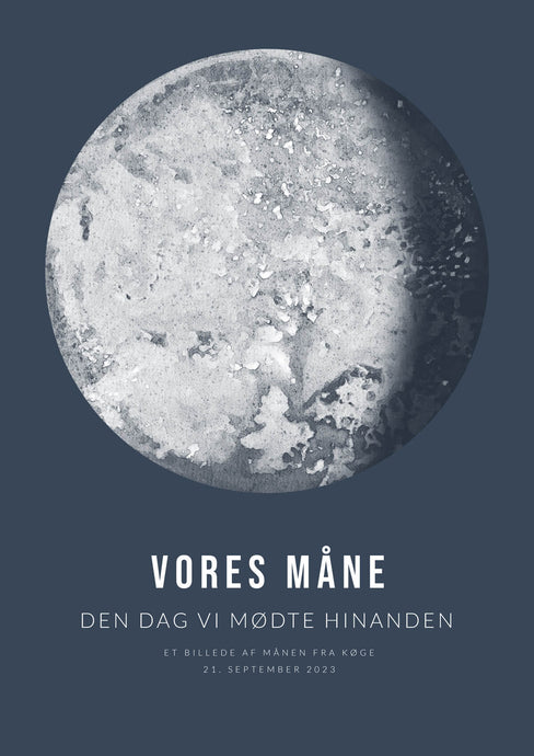 Måneplakat No. 5 Plakana
