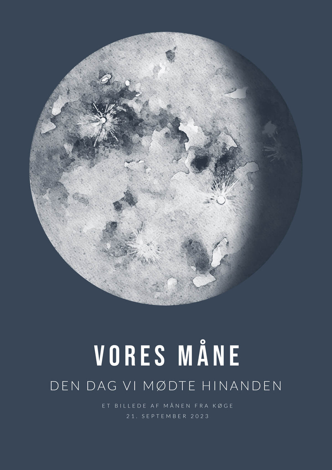Måneplakat No. 6 Plakana