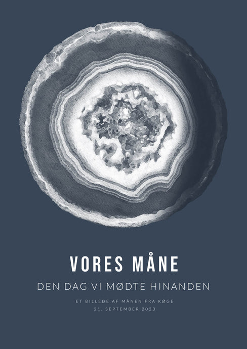 Måneplakat No. 7 Plakana