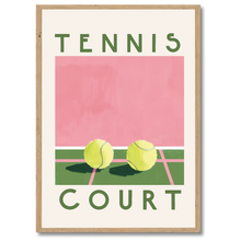 Indlæs billede til gallerivisning Tennis Court Plakat
