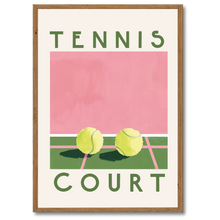 Indlæs billede til gallerivisning Tennis Court Plakat
