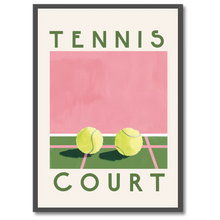 Indlæs billede til gallerivisning Tennis Court Plakat
