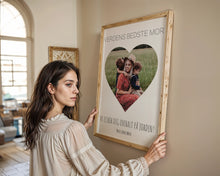 Indlæs billede til gallerivisning Verdens bedste mor med billede Plakana

