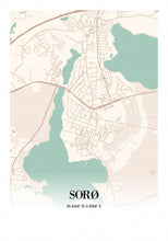Indlæs billede til gallerivisning Sorø plakat by Plakana, 21x30cm (A4)
