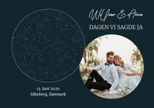 Indlæs billede til gallerivisning Stjernehimmel plakat med foto Plakana

