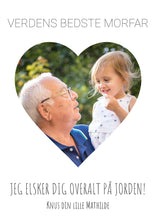 Indlæs billede til gallerivisning Verdens bedste morfar med billede Plakana
