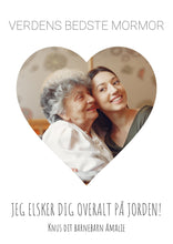 Indlæs billede til gallerivisning Verdens bedste mormor med billede Plakana
